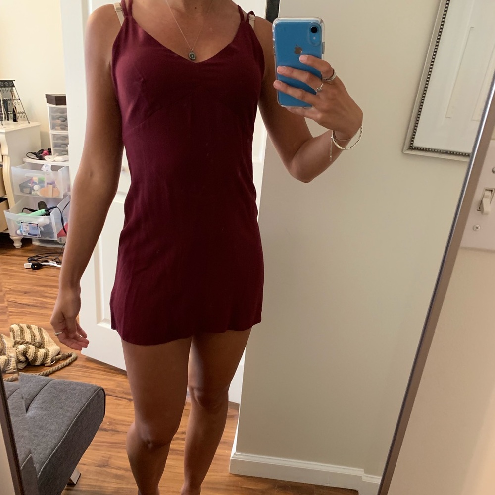 Open back kendall and kylie slip dress